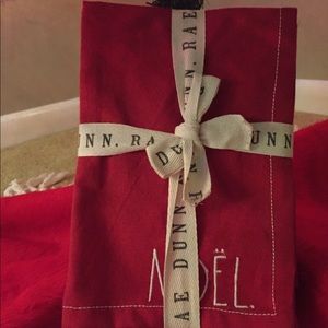 Rae Dunn embroider napkins